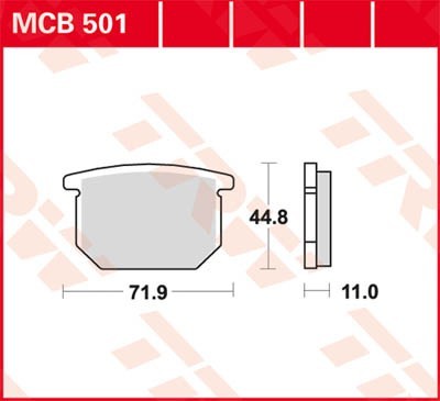 Bremsbeläge MCB501 Niedrige Preise - Jetzt kaufen!