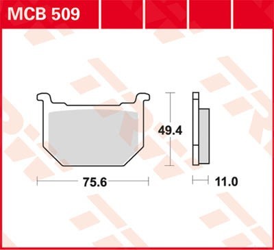 Bremsbeläge MCB509 Niedrige Preise - Jetzt kaufen!