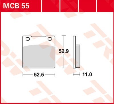 Bremsbeläge MCB55 Niedrige Preise - Jetzt kaufen!