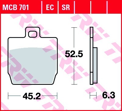 Bremsbeläge MCB701 Niedrige Preise - Jetzt kaufen!