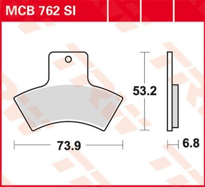 TRW Sinter Offroad MCB762SI Brake pad set