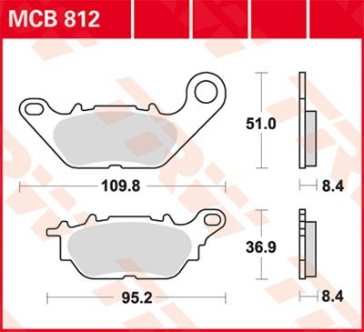 Bremsbeläge MCB812 Niedrige Preise - Jetzt kaufen!