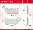 Günstige Bremsbelagsatz, Scheibenbremse mit Artikelnummer: MCB814SH jetzt bestellen