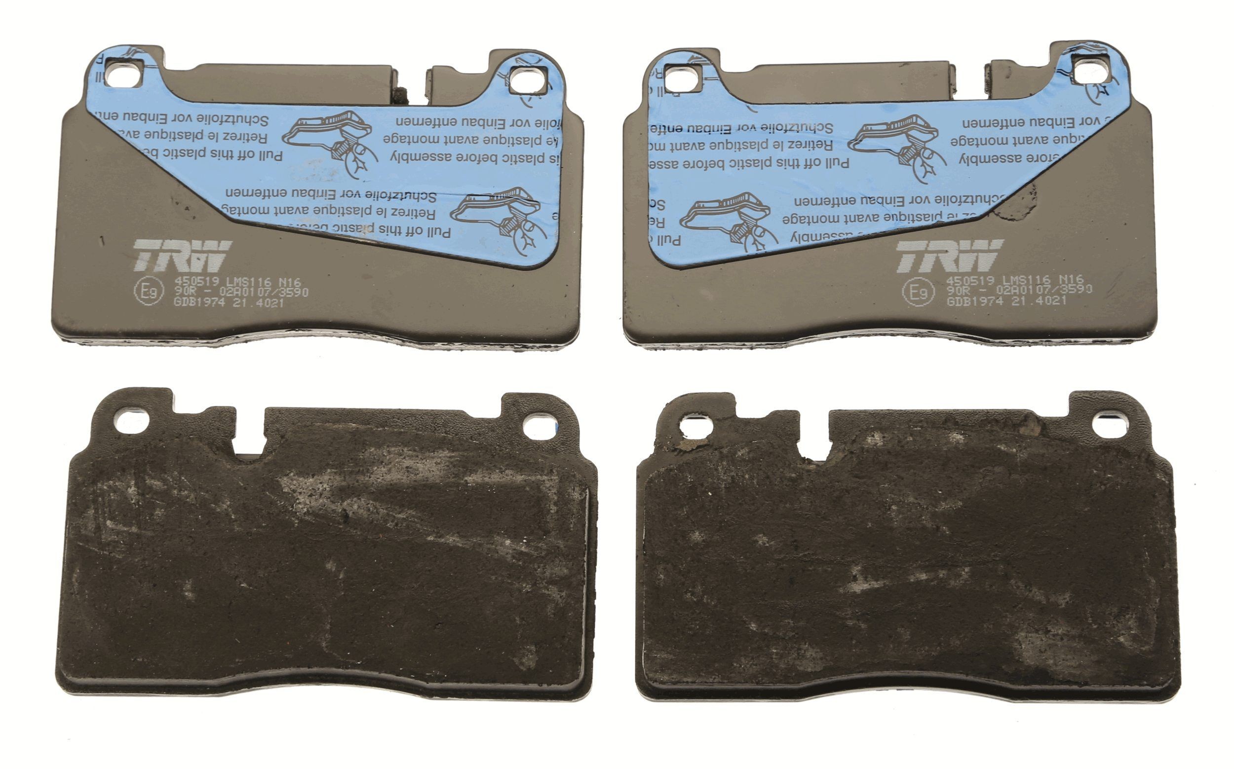 TRW Brake pad set, disc brake 25643 buy online