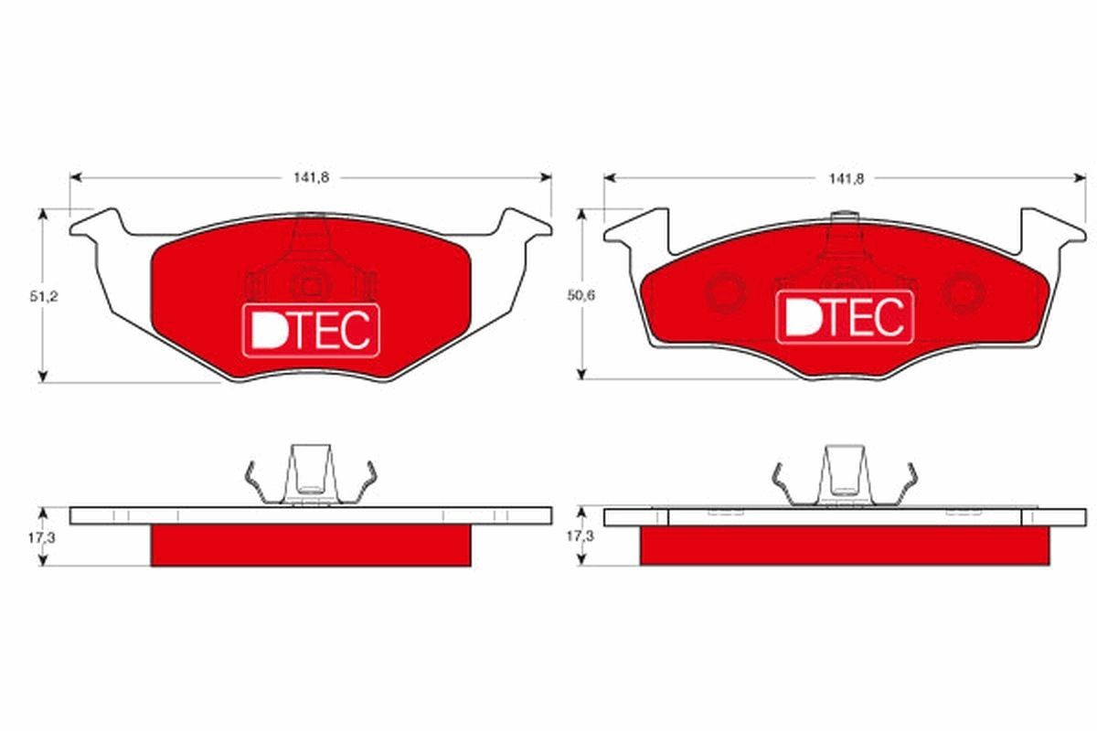 Great value for money - TRW Brake pad set GDB1274DTE