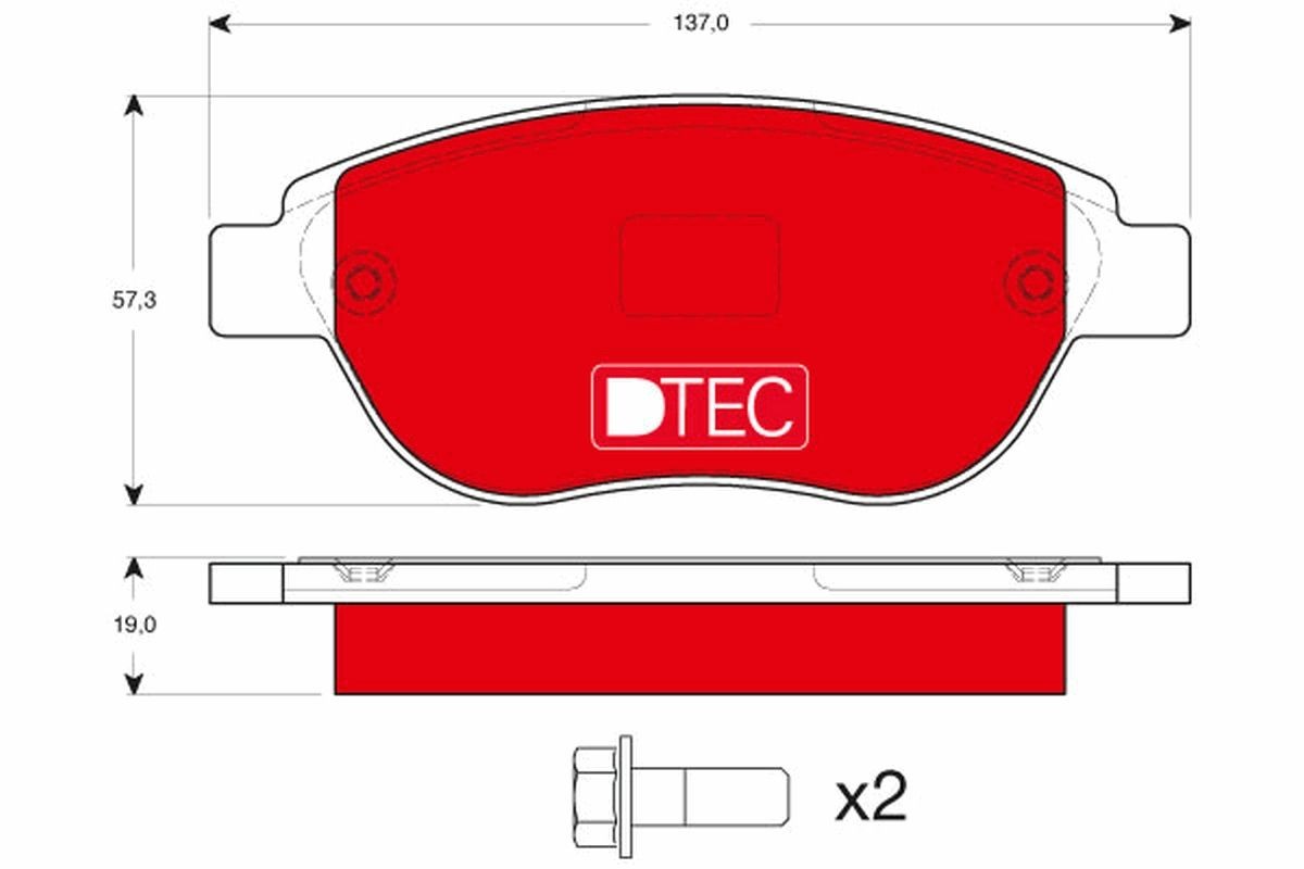 Great value for money - TRW Brake pad set GDB1464DTE