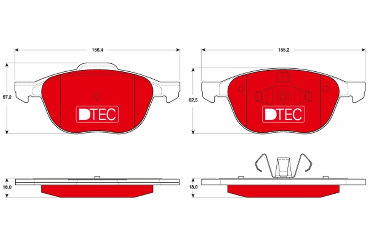 Great value for money - TRW Brake pad set GDB1583DTE