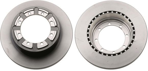 TRW DF6335S Brake disc 289,8x22mm, 8x132, Vented, Painted