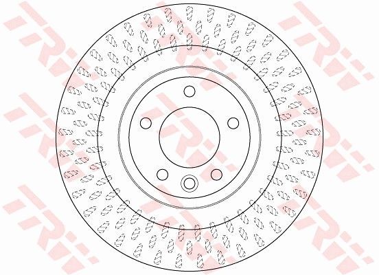 TRW 350x25mm, 5x120, Vented, Painted Ø: 350mm, Num. of holes: 5, Brake Disc Thickness: 25mm Brake rotor DF6528S buy