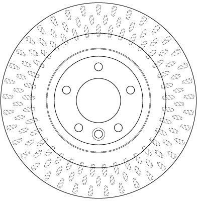 TRW Brake rotors DF6528S for LAND ROVER RANGE ROVER, DISCOVERY