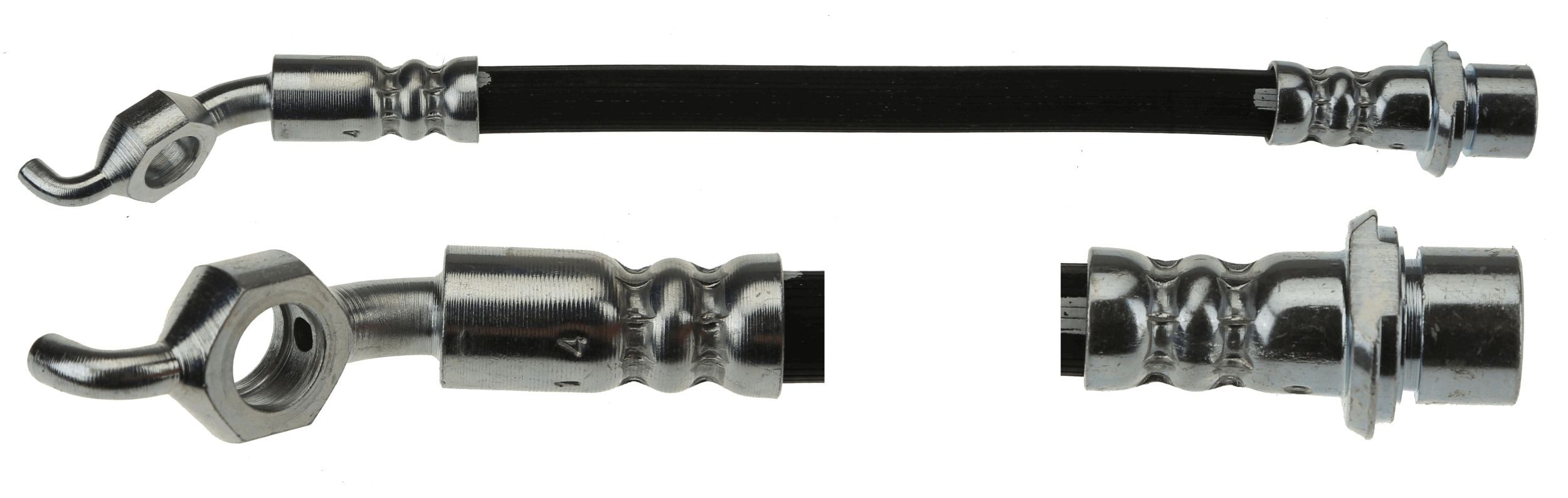 TRW PHD1166 Brake hose 194 mm, M10x1, Internal Thread