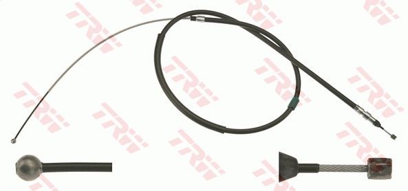TRW GCH524 Parking brake cable BMW E60 520 d 177 hp Diesel 2008 price
