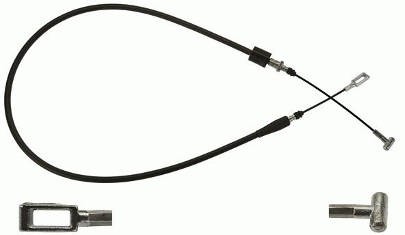Great value for money - TRW Hand brake cable GCH618