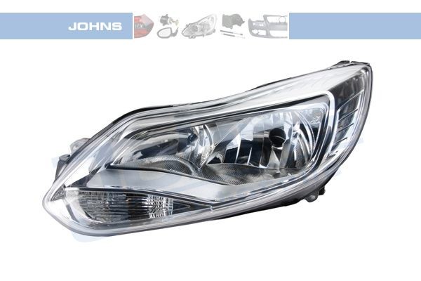 JOHNS Left, H7, H1, with indicator, with motor for headlamp levelling Vehicle Equipment: for vehicles with headlight levelling (electric), Frame Colour: chrome Front lights 32 13 09 buy