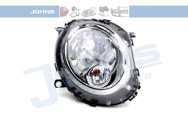 JOHNS 20 52 10-2 Headlight Right, H4, white, with indicator, with motor for headlamp levelling