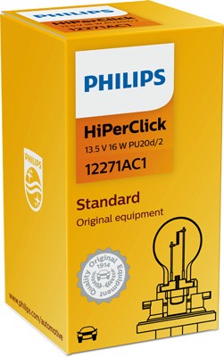 PHILIPS GOC 38965430 Bulb, indicator yellow 12V 16W, PCY16W