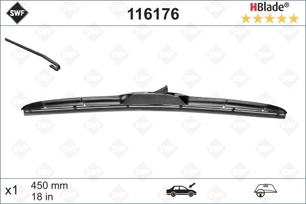 116176 Window wipers SWF 116176 review and test