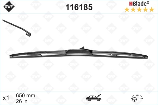 116185 Window wipers SWF 116185 review and test