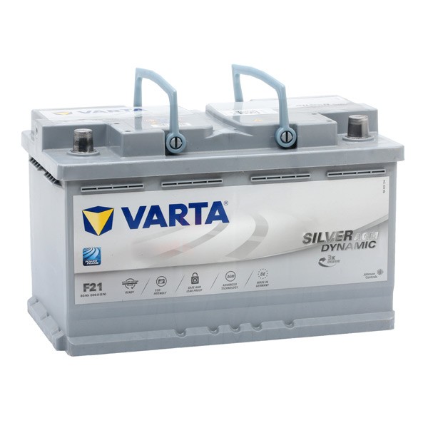 Car battery, Volta, AGM, START-STOP, 12V, 80Ah, 800A, 315x175x190mm, 2  years warranty, valid for any charger, battery starter, european manufacture