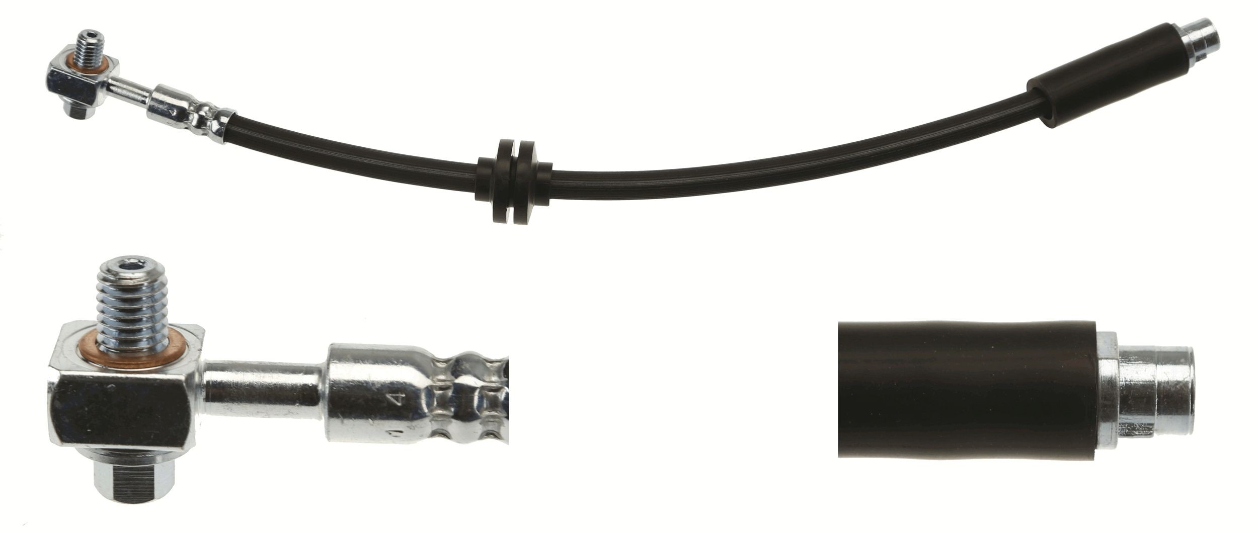 PHD1171 TRW Brake flexi hose OPEL 434 mm, M10x1, Internal Thread