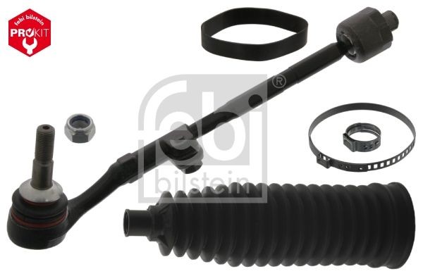 FEBI BILSTEIN Front Axle Left, with clamps, with seal ring, with steering bellow Length: 343mm Tie Rod 43507 buy