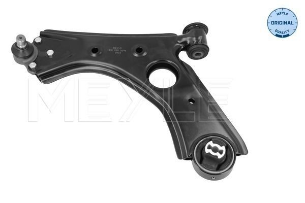 MEYLE 216 050 0046 Suspension arm ORIGINAL Quality, with ball joint, with rubber mount, Front Axle Left, Control Arm, Sheet Steel
