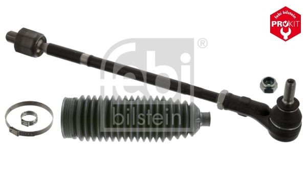 FEBI BILSTEIN 44347 Rod Assembly Front Axle Left, with nuts, with clamps, with steering bellow