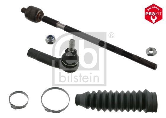 FEBI BILSTEIN Front Axle Right, with nuts, with clamps, with steering bellow Tie Rod 44740 buy