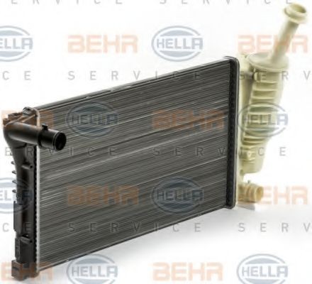 Great value for money - HELLA Engine radiator 8MK 376 700-281