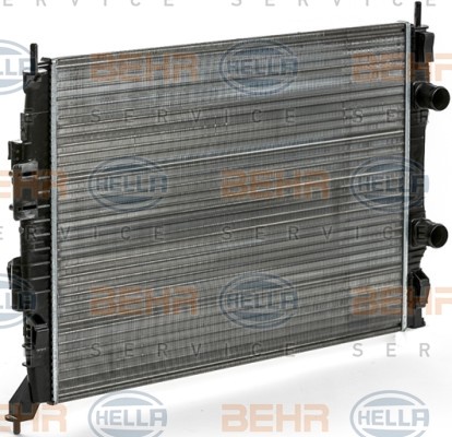 Great value for money - HELLA Engine radiator 8MK 376 700-321