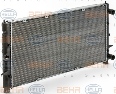 Great value for money - HELLA Engine radiator 8MK 376 700-481