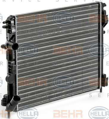 Great value for money - HELLA Engine radiator 8MK 376 700-581