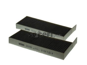 SIC4700 COOPERSFIAAM FILTERS Activated Carbon Filter, 260 mm x 97 mm x 30 mm Width: 97mm, Height: 30mm, Length: 260mm Cabin filter PCK8396-2 buy