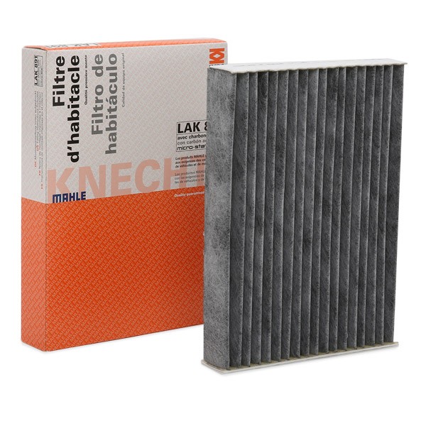 72346294 MAHLE ORIGINAL Activated Carbon Filter, 180,0 mm x 248 mm x 35,0 mm Width: 248mm, Height: 35,0mm, Length: 180,0mm Cabin filter LAK 891 buy