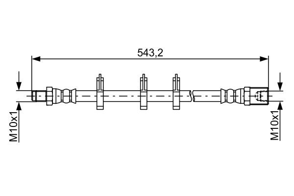 BOSCH 0 986 626 752 Luftfilter für STEYR 991-Serie LKW in Original Qualität