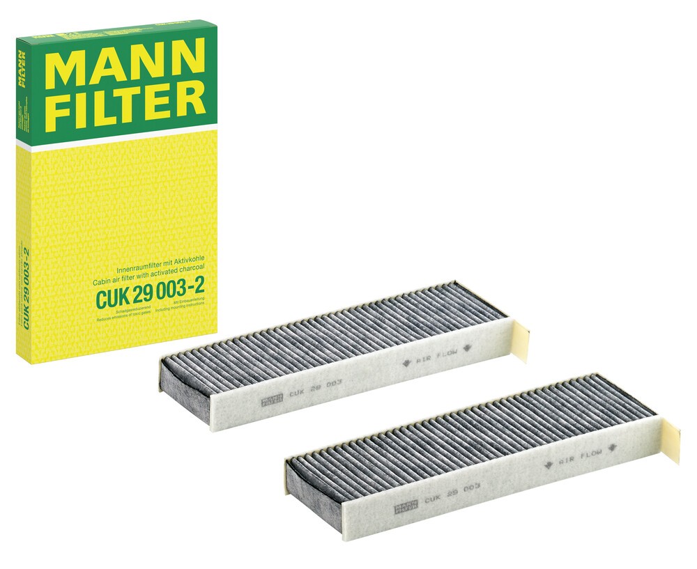 MANN-FILTER Filtre d'habitacle OPEL,FIAT,PEUGEOT CUK 29 003-2 1609998980,1616959180,6447XF 6447XG,9801448180,9807746380,9821501880,1609832980,3638979