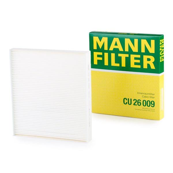 MANN-FILTER CUK 26 009 Interior Filter Pollen filter with active charcoal –  For passenger cars : : Automotive