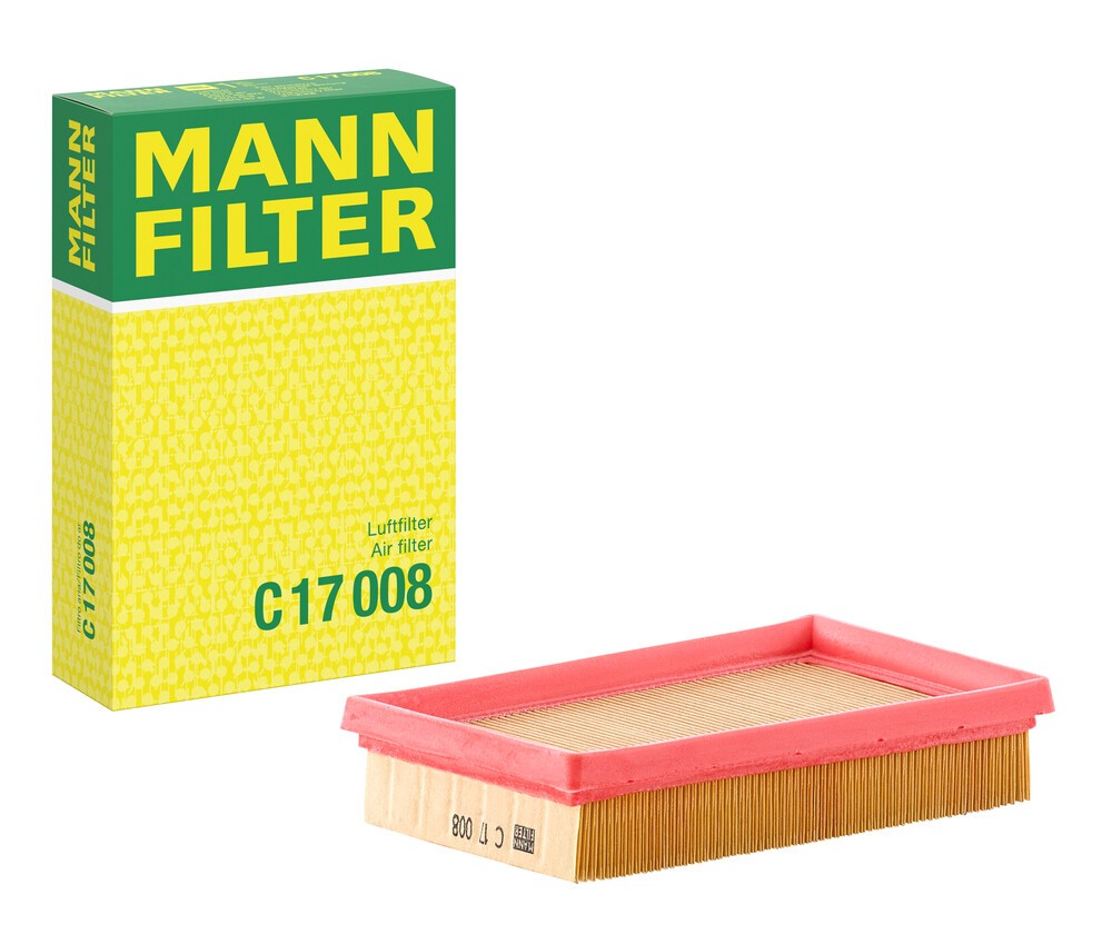 MANN-FILTER Filtre à air PEUGEOT,TOYOTA,CITROËN C 17 008 1612496780,1612496780,1616368880 T178010M04,T178010M04000,178010M030,178010M040,1780121060