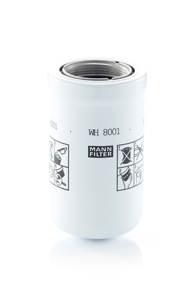 MANN-FILTER WH 8001 Filter, operating hydraulics 76 mm