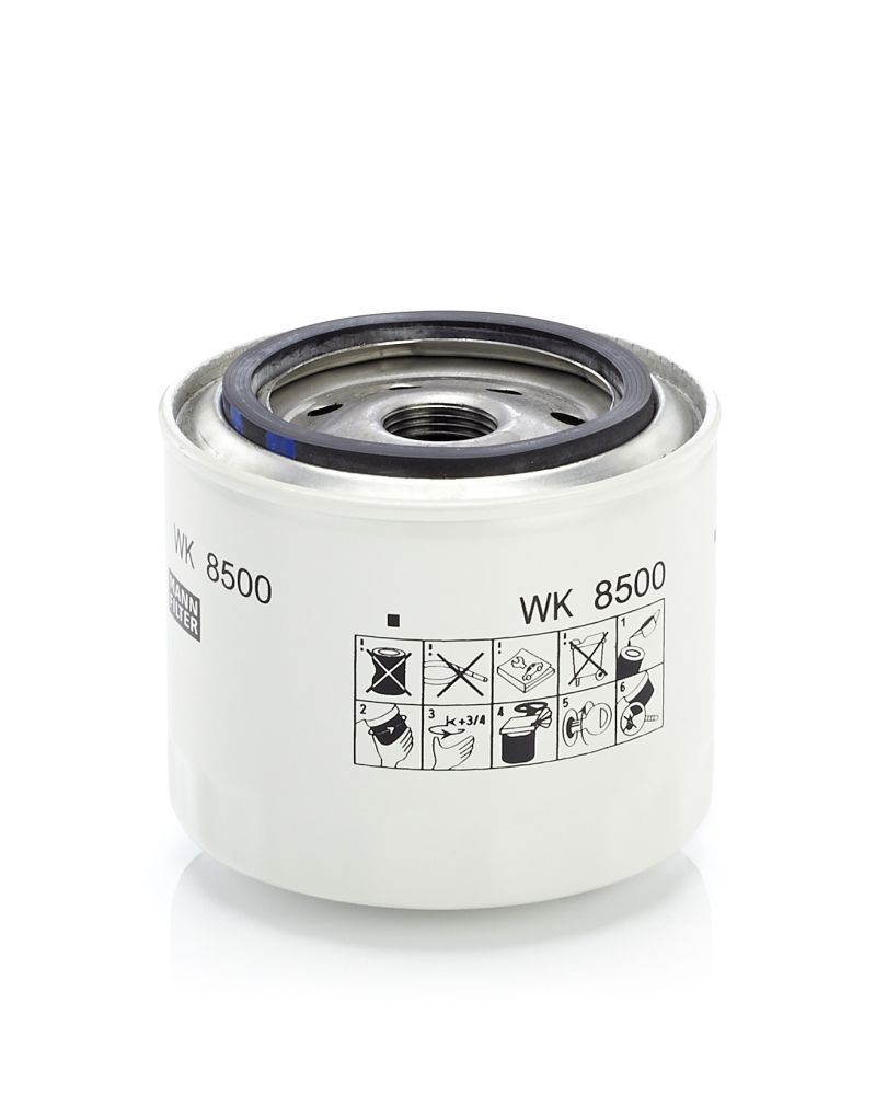MANN-FILTER Spin-on Filter Height: 84mm Inline fuel filter WK 8500 buy