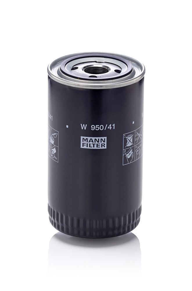 MANN-FILTER W 950/41 Oil filter 1-16 UN - 2B, Spin-on Filter