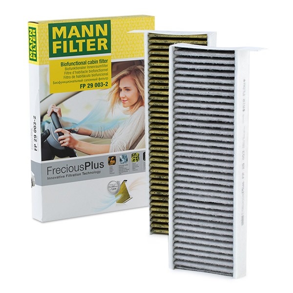 Pollenfilter MANN-FILTER FP 29 003-2 - Varme / friskluft dele dele til Opel bestil