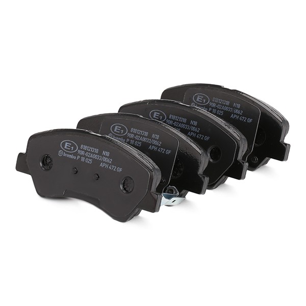 P18025 Disc brake pads PRIME LINE BREMBO 25349 review and test