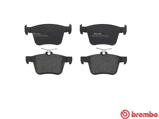 P85125 Set of brake pads D17618990 BREMBO excl. wear warning contact, without accessories