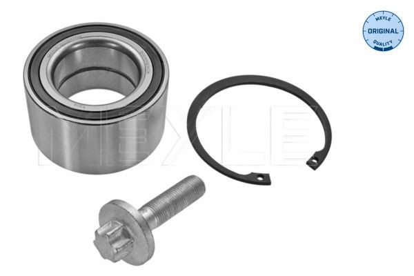 MEYLE 014 098 0164 Wheel bearing kit Front Axle, with attachment material, ORIGINAL Quality, with integrated magnetic sensor ring, 92 mm, Ball Bearing