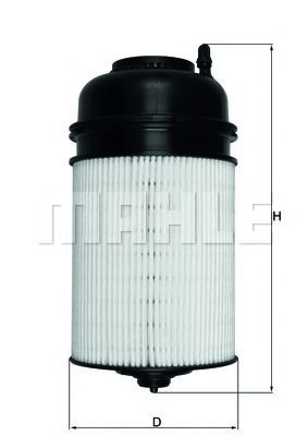 72350211 MAHLE ORIGINAL Filter Insert Height: 237,7mm Inline fuel filter KX 276/6D buy