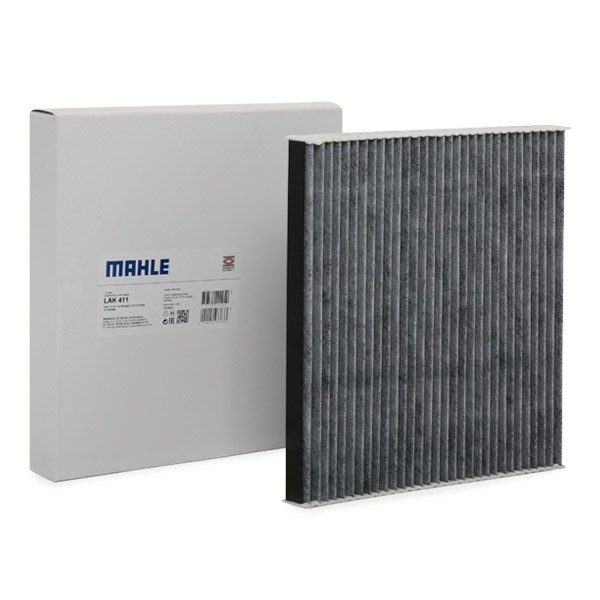 72352938 MAHLE ORIGINAL Activated Carbon Filter, 235,0 mm x 250 mm x 25,0 mm Width: 250mm, Height: 25,0mm, Length: 235,0mm Cabin filter LAK 411 buy
