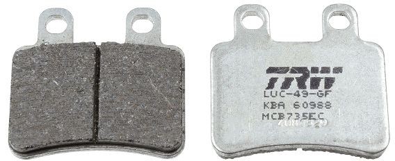 TRW Brake pad kit MCB735EC