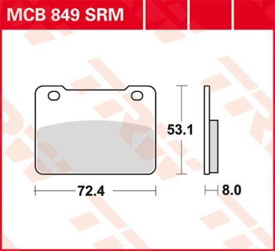 Bremsbeläge MCB849SRM Niedrige Preise - Jetzt kaufen!
