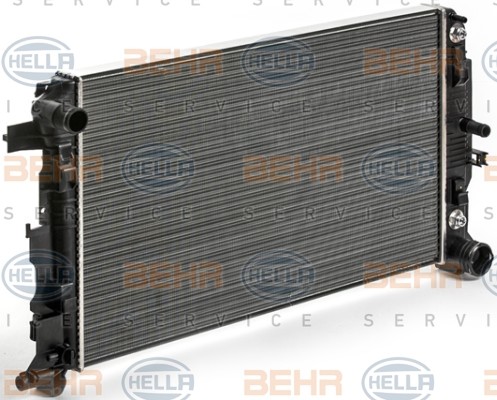HELLA 8MK376700-304 Engine radiator 906 500 0402